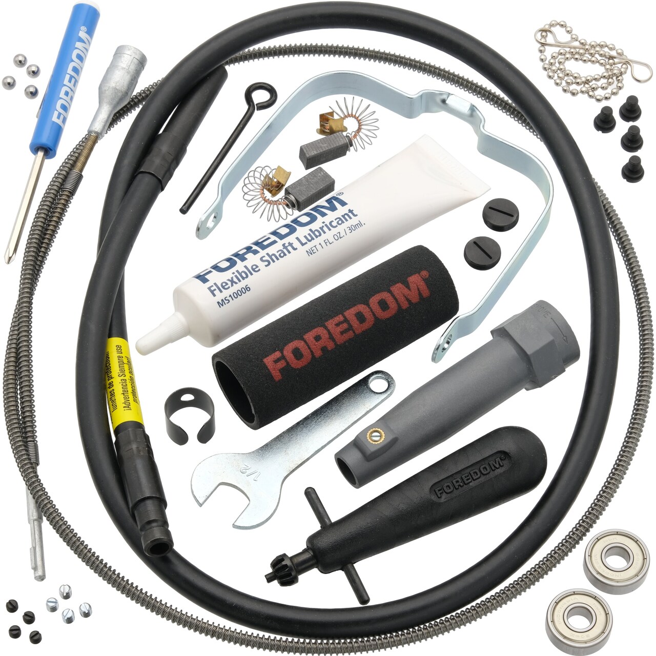 FOREDOM MSP12 Tune UP KIT for Series SR FLEXSHAFT Motors 32 pc Maintenance Parts
